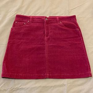 GAP stretch corduroy skirt